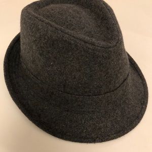 Wool grey felt hat